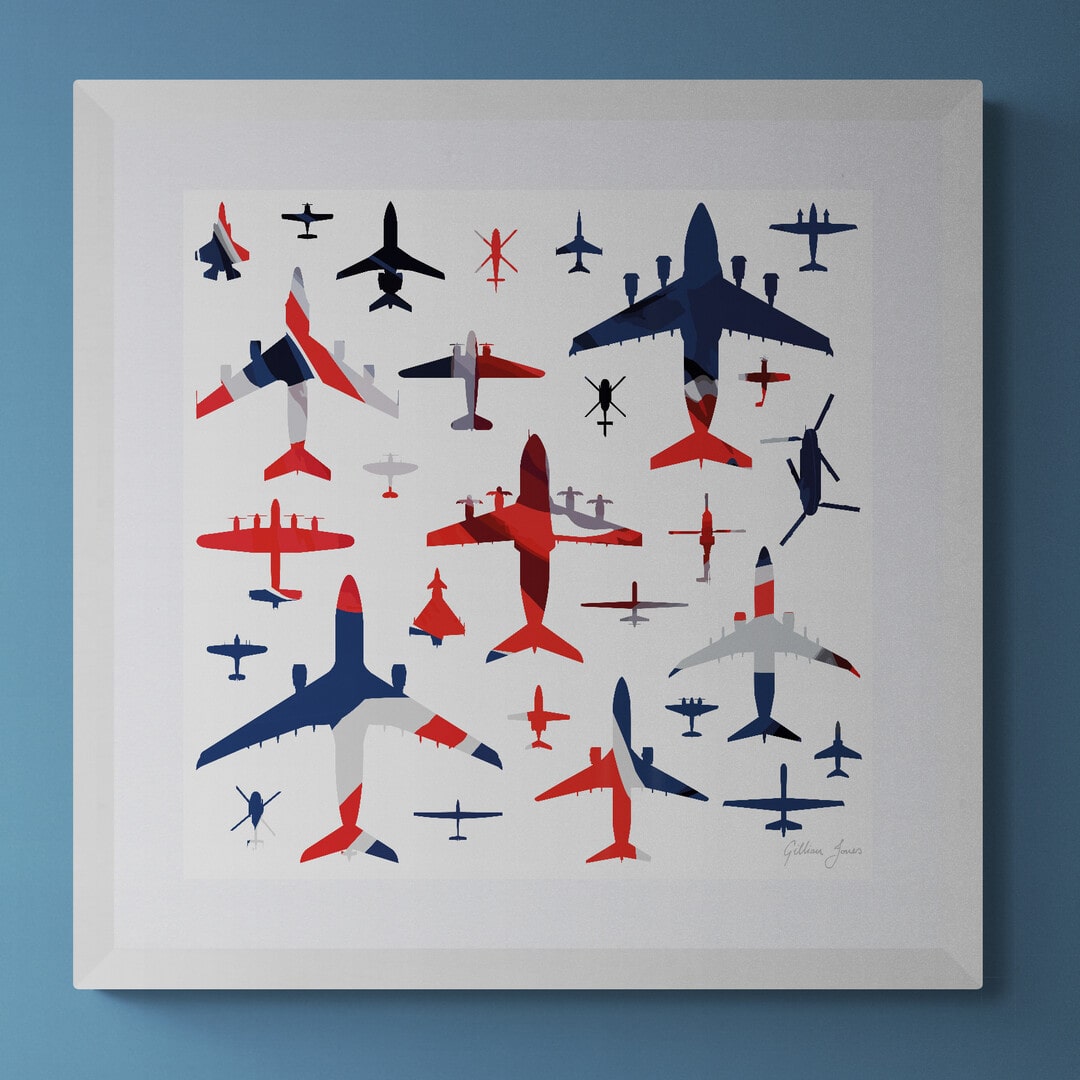 RAF Fleet 2024 Union Flag Limited Edition Print