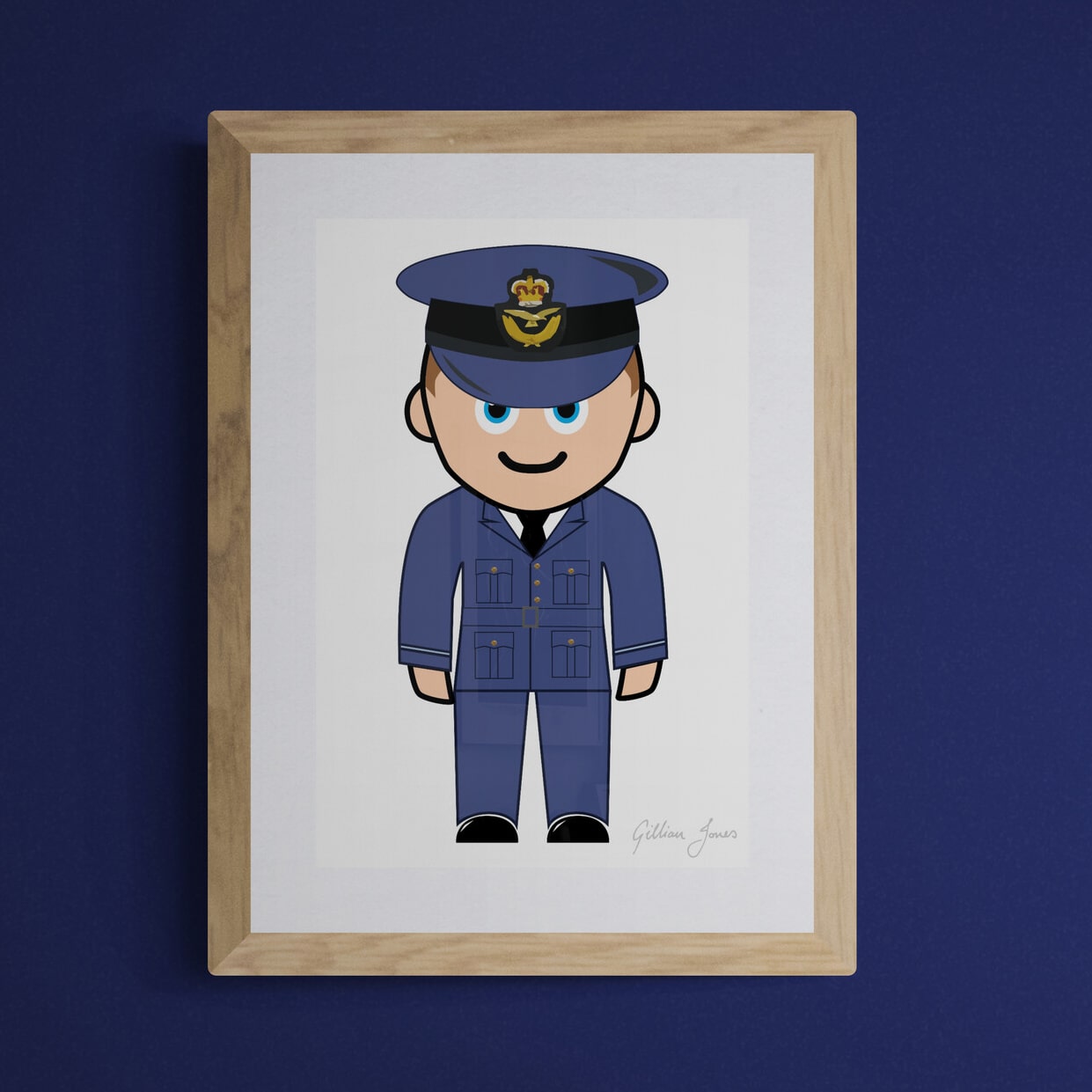 Mini-Military Person Customisable Cartoon Print