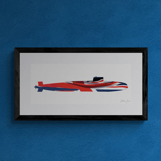 Resolution Class Submarine Union Flag Print