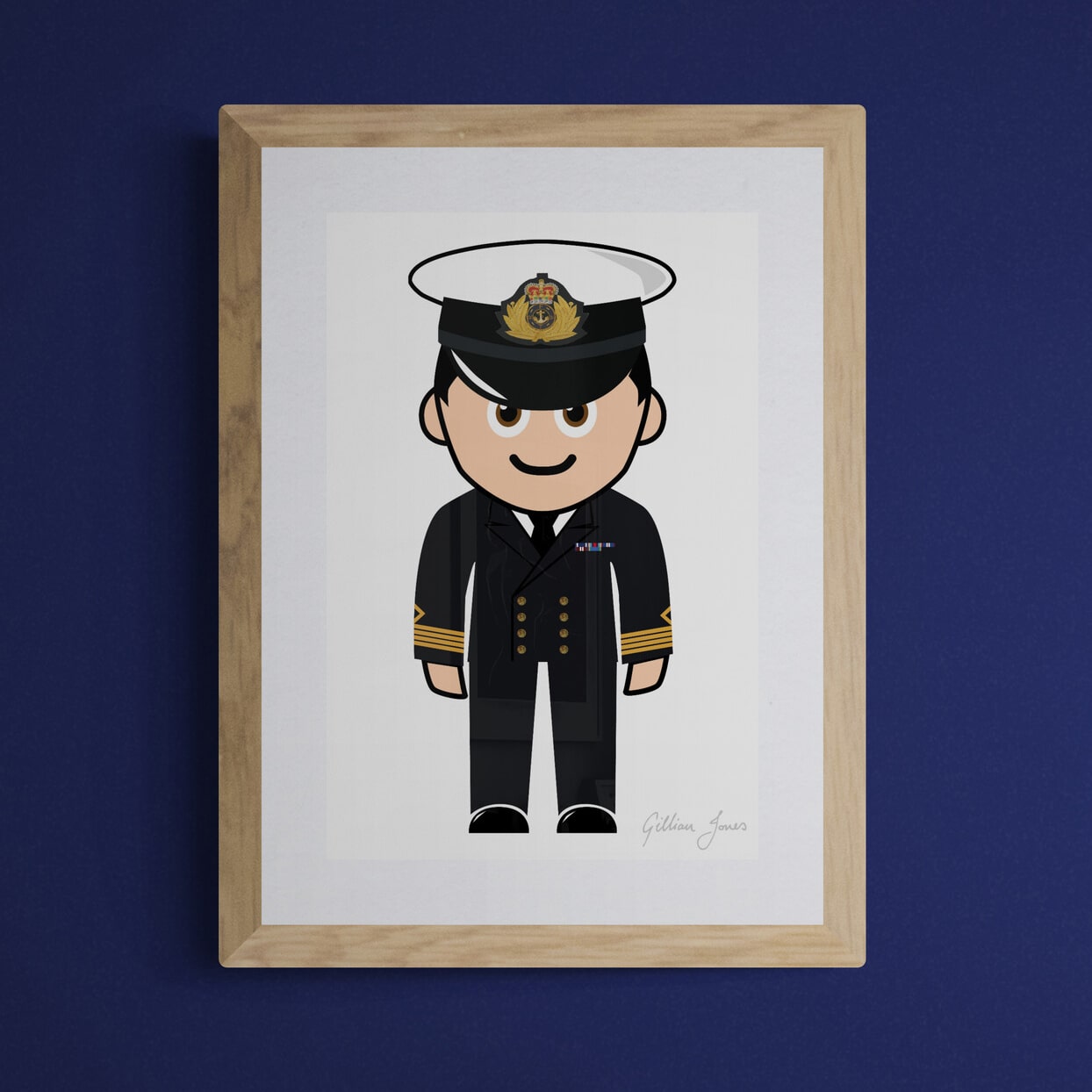 Mini-Military Person Customisable Cartoon Print