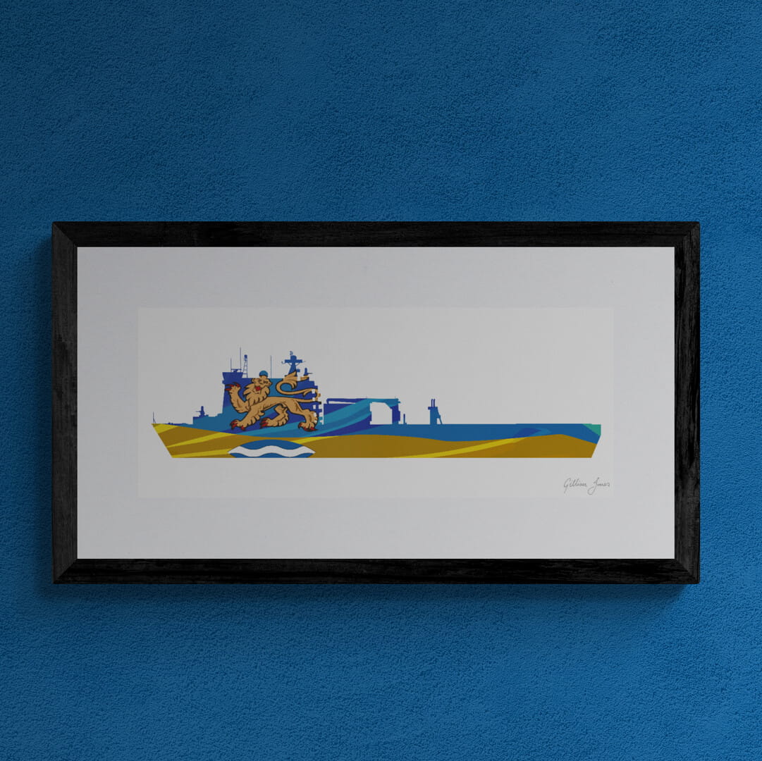 RFA Lyme Bay Print