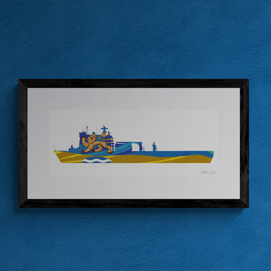 RFA Lyme Bay Print