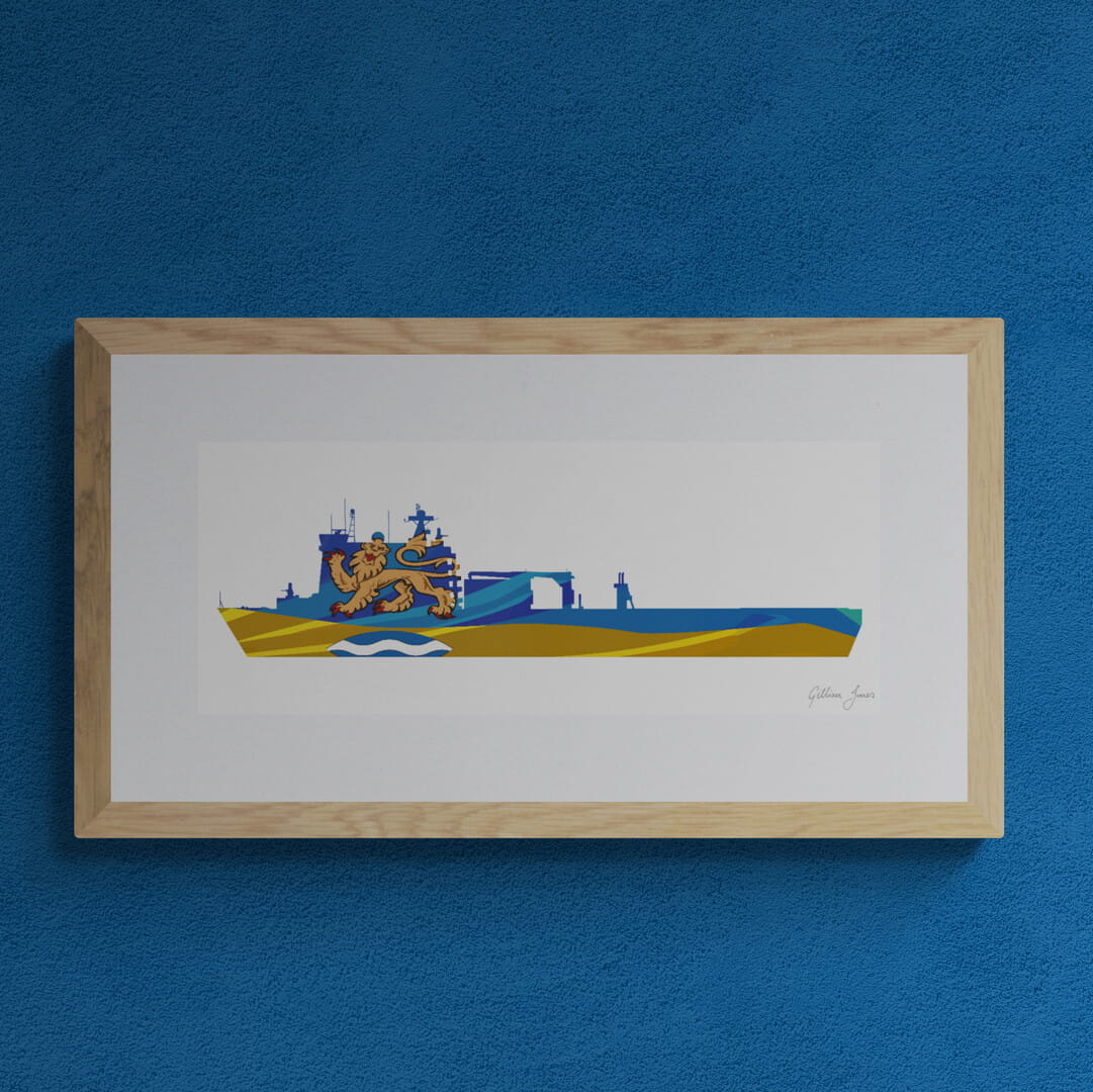 RFA Lyme Bay Print