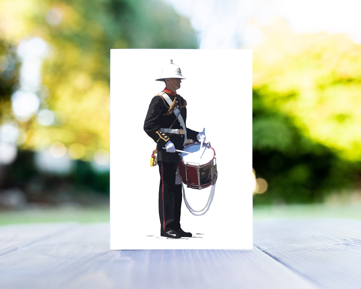 Royal Marine Band Greeting Card