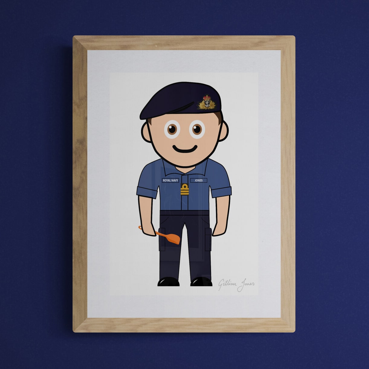 Mini-Military Person Customisable Cartoon Print