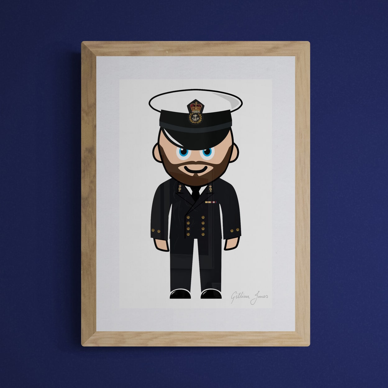 Mini-Military Person Customisable Cartoon Print