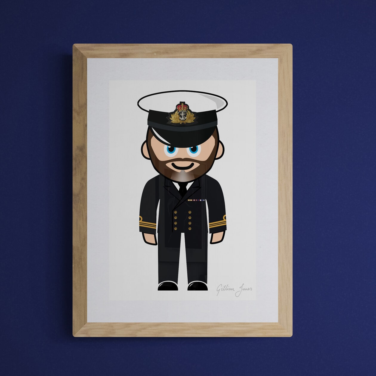 Mini-Military Person Customisable Cartoon Print