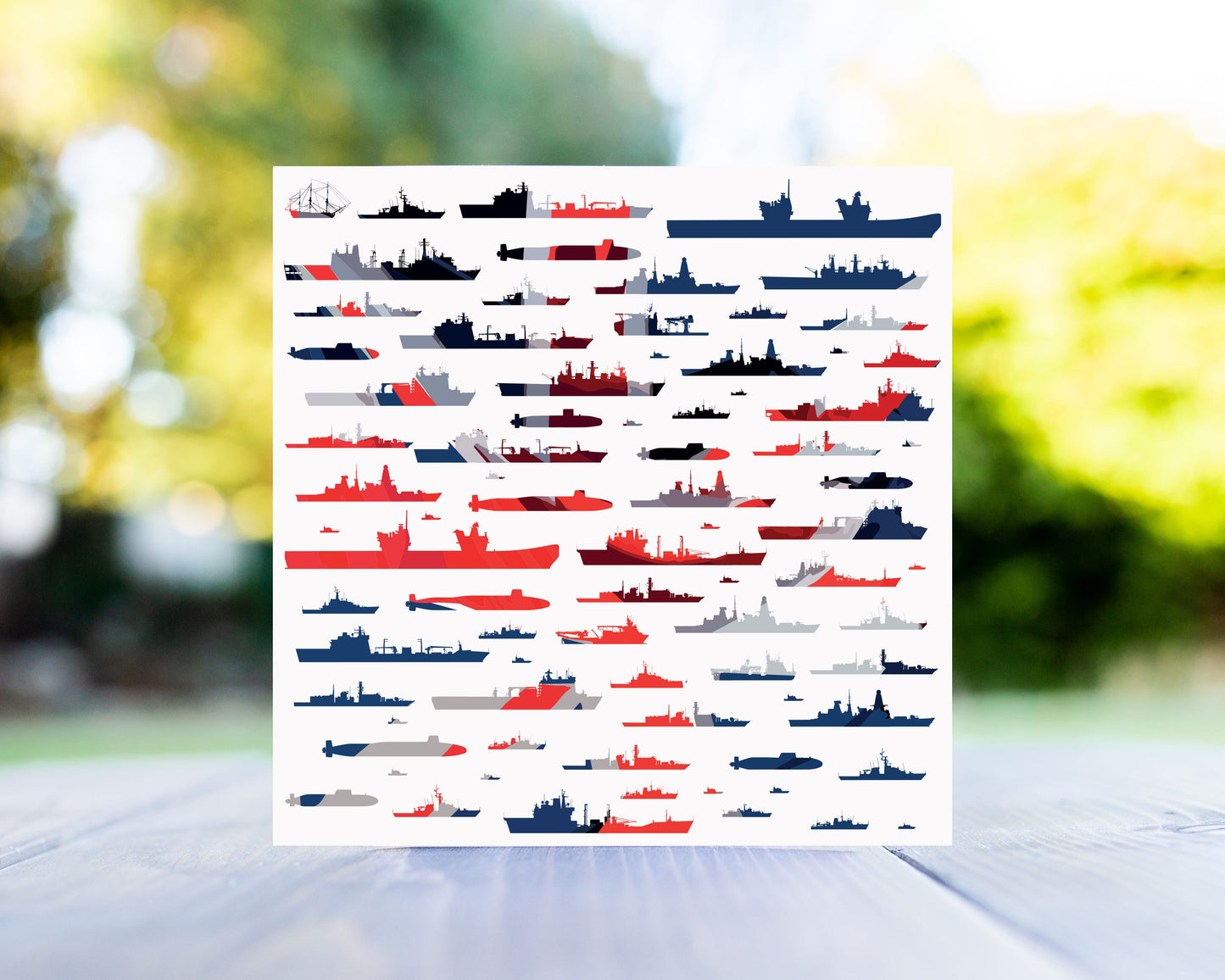 RN & RFA Fleet Greeting Card