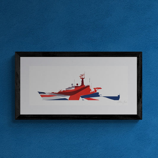 River Class Batch 1 OPV Union Flag Print