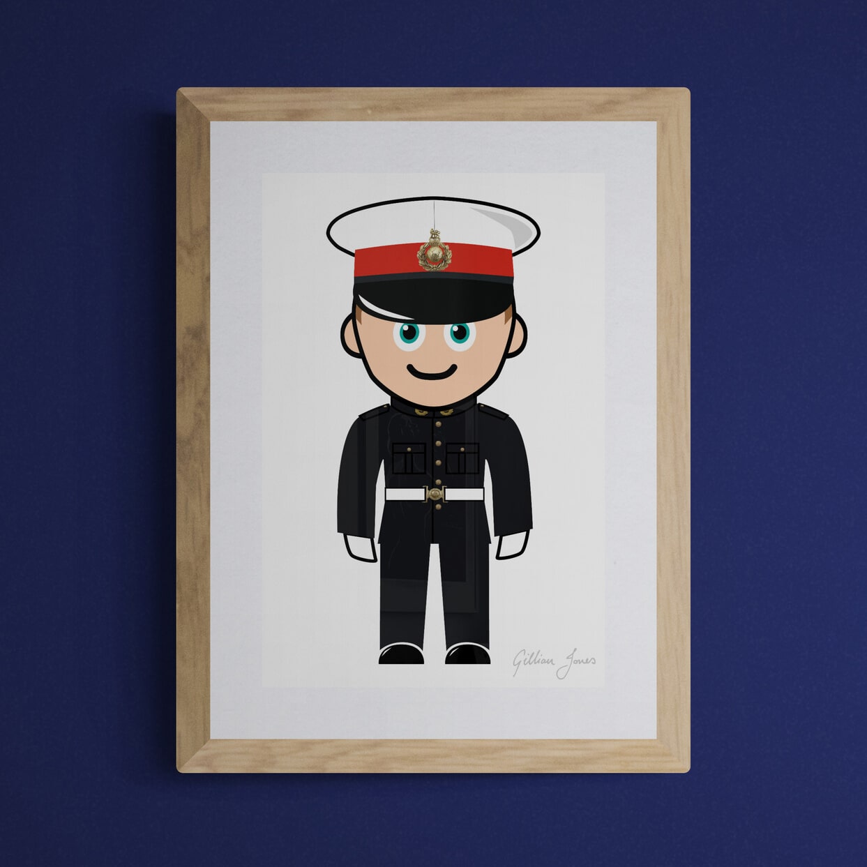 Mini-Military Person Customisable Cartoon Print