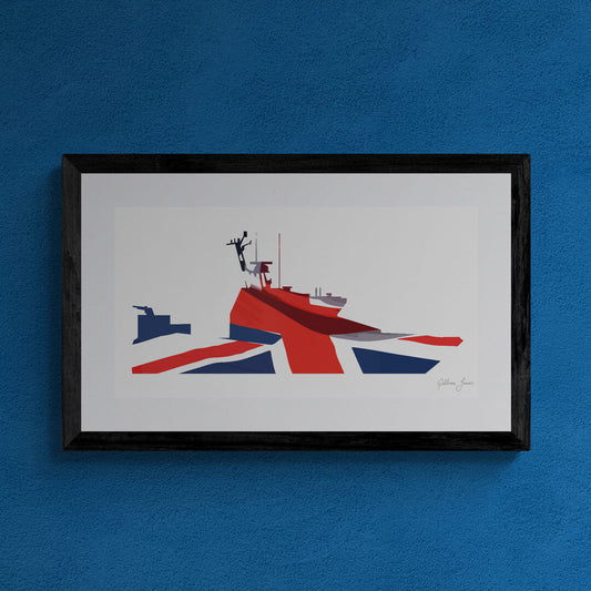 Scimitar Class Union Flag Print