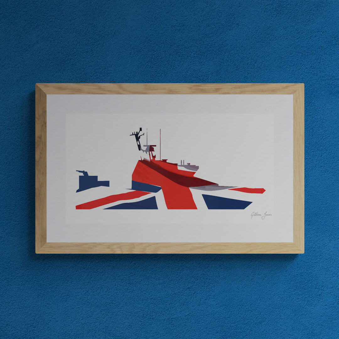 Scimitar Class Union Flag Print
