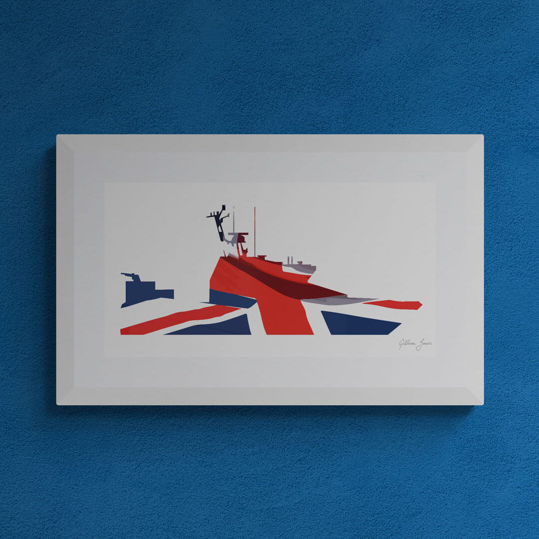 Scimitar Class Union Flag Print