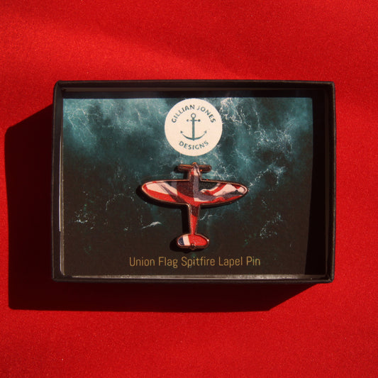 Spitfire Union Flag Limited Edition Lapel Pin