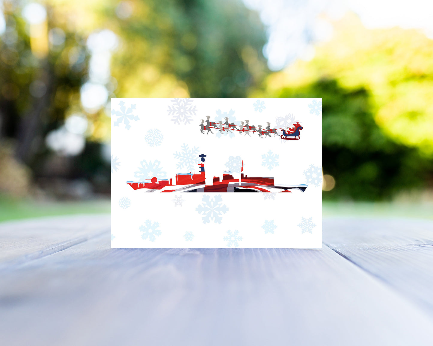 T23 Frigate Christmas Card