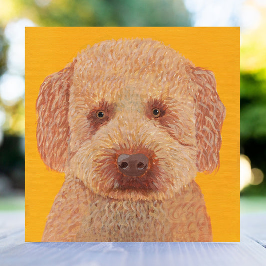 Togi the Poodle Greeting Card