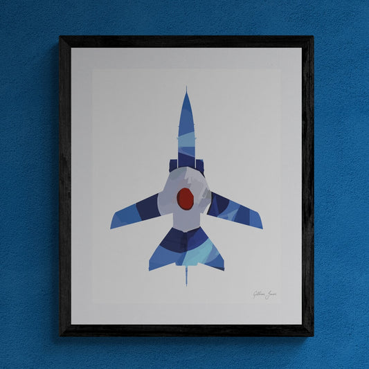 Tornado F3 RAF Roundel Print