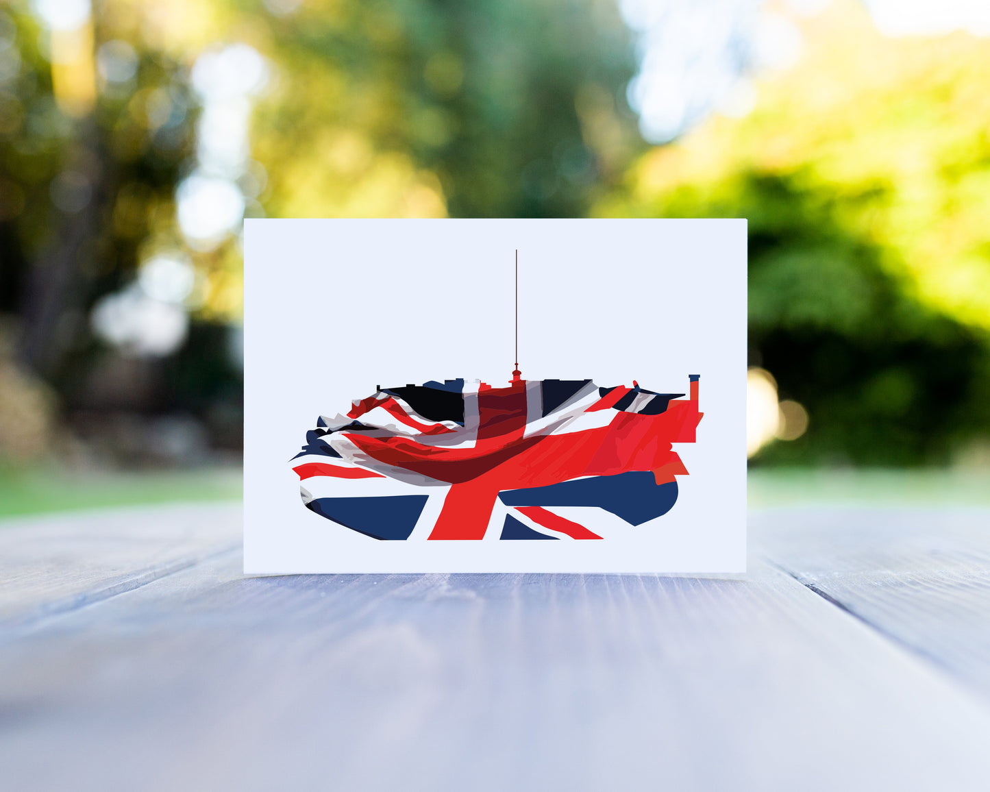 FV432 Union Flag Greeting Card