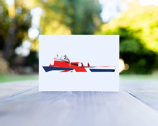 Bay Class Union Flag Greeting Card