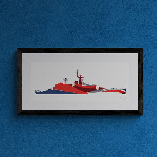 Whitby Class Union Flag Print