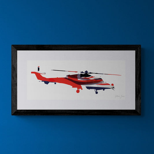 AAC Wildcat AH1 Union Flag Print