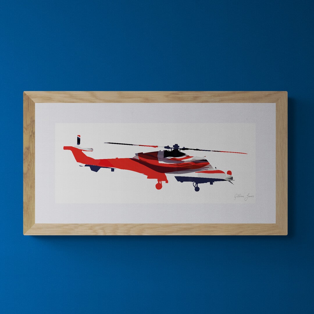 AAC Wildcat AH1 Union Flag Print