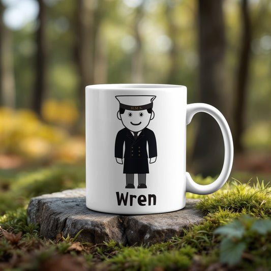 Wren Cartoon Mug
