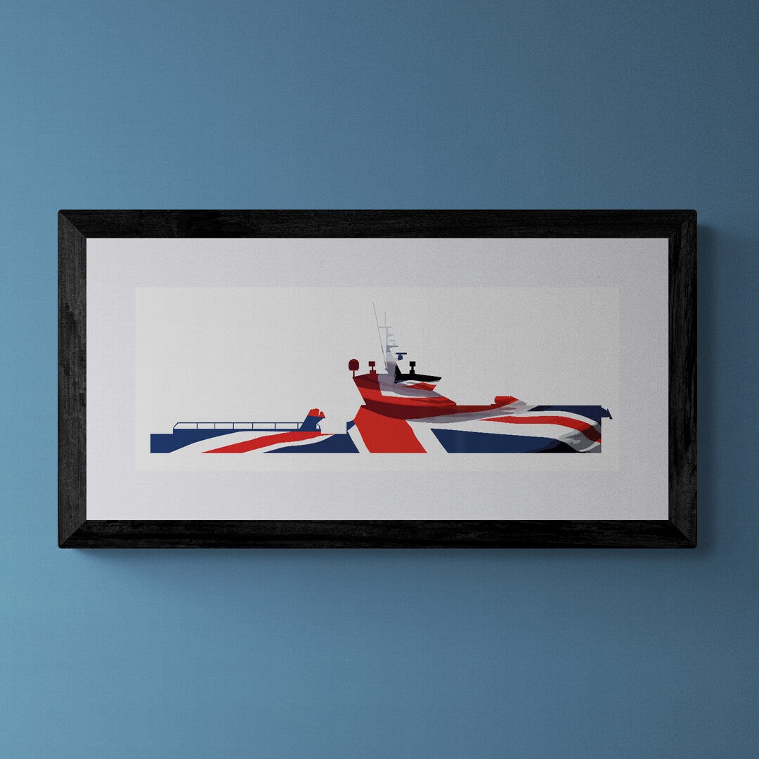 XV Patrick Blackett Union Flag Print