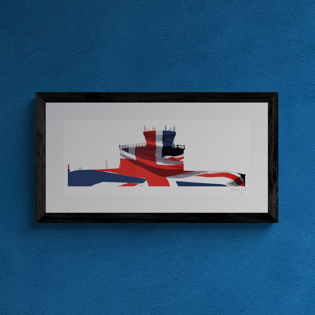 RNAS Yeovilton Tower Union Flag Print