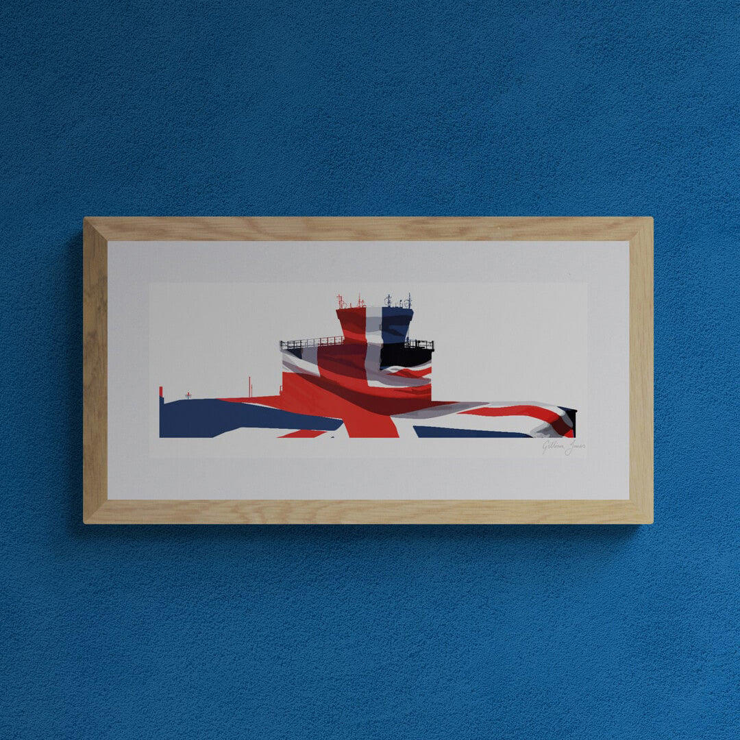 RNAS Yeovilton Tower Union Flag Print