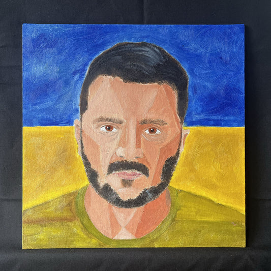 Zelensky Oil Painting