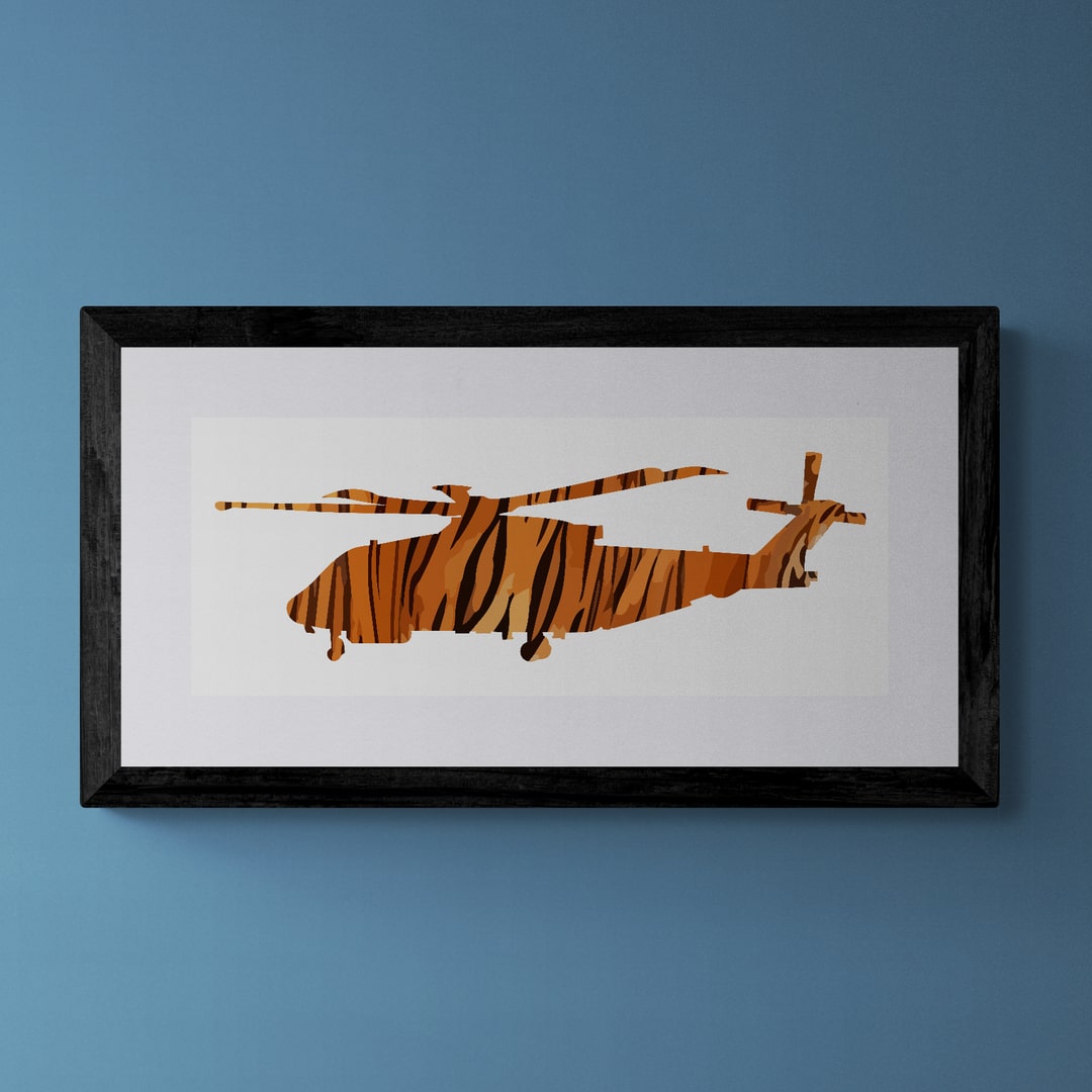 814 NAS Flying Tigers Merlin Mk2 Print