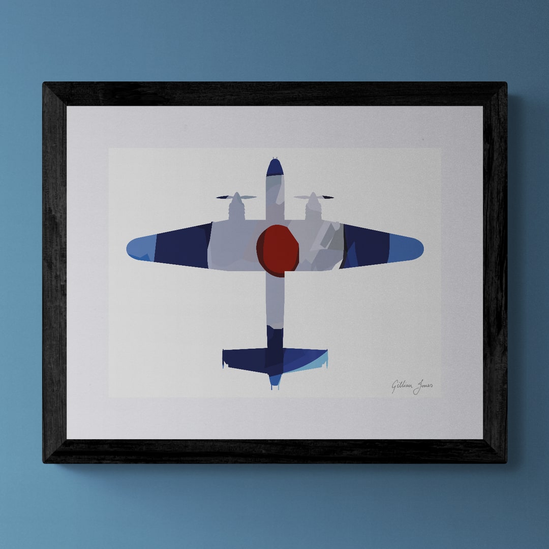 Avro Manchester RAF Ensign Print