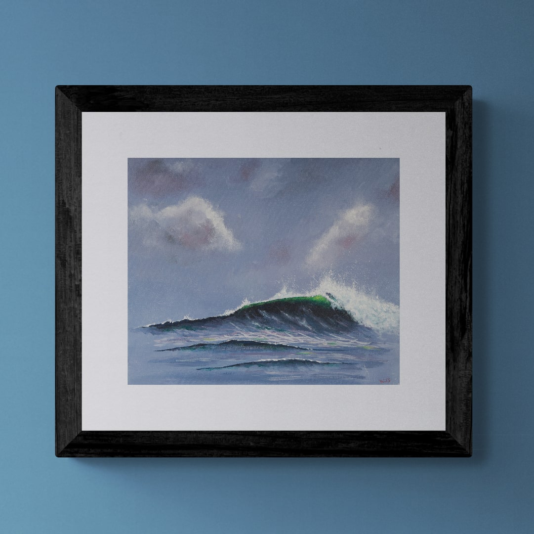 "Breaking wave" fine art print