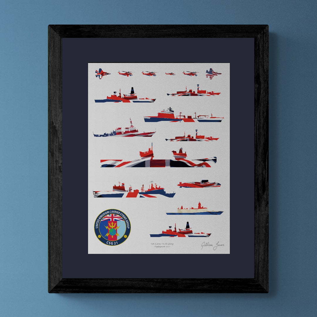 Carrier Strike Group Deployment 2021 Print - Design 2