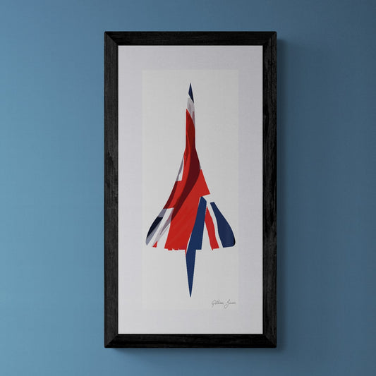 Union Flag Concorde Print