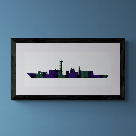 HMS Argyll Tartan Print