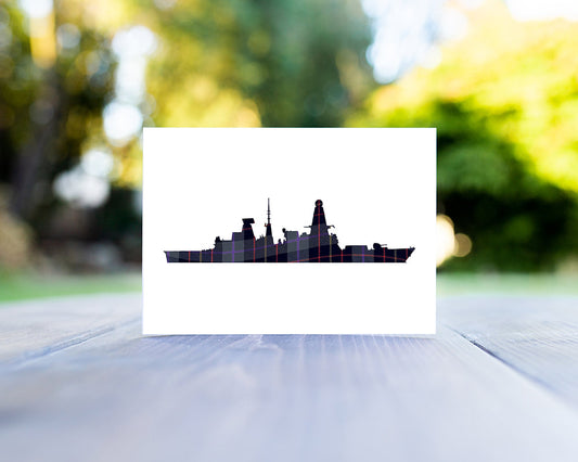 HMS Duncan Greeting Card