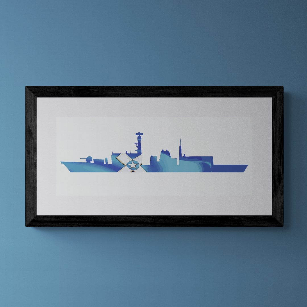 HMS St Albans Print