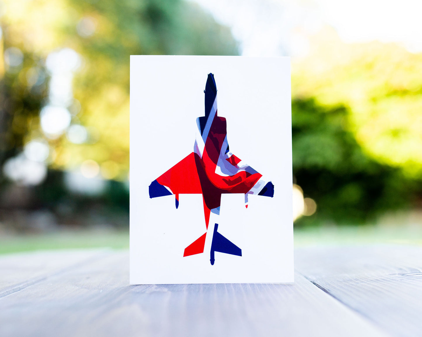 Harrier Union Flag Greeting Card