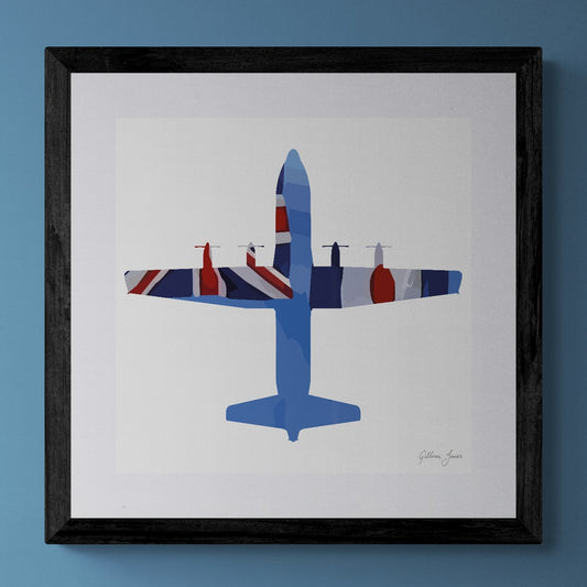 Hercules RAF Ensign Print
