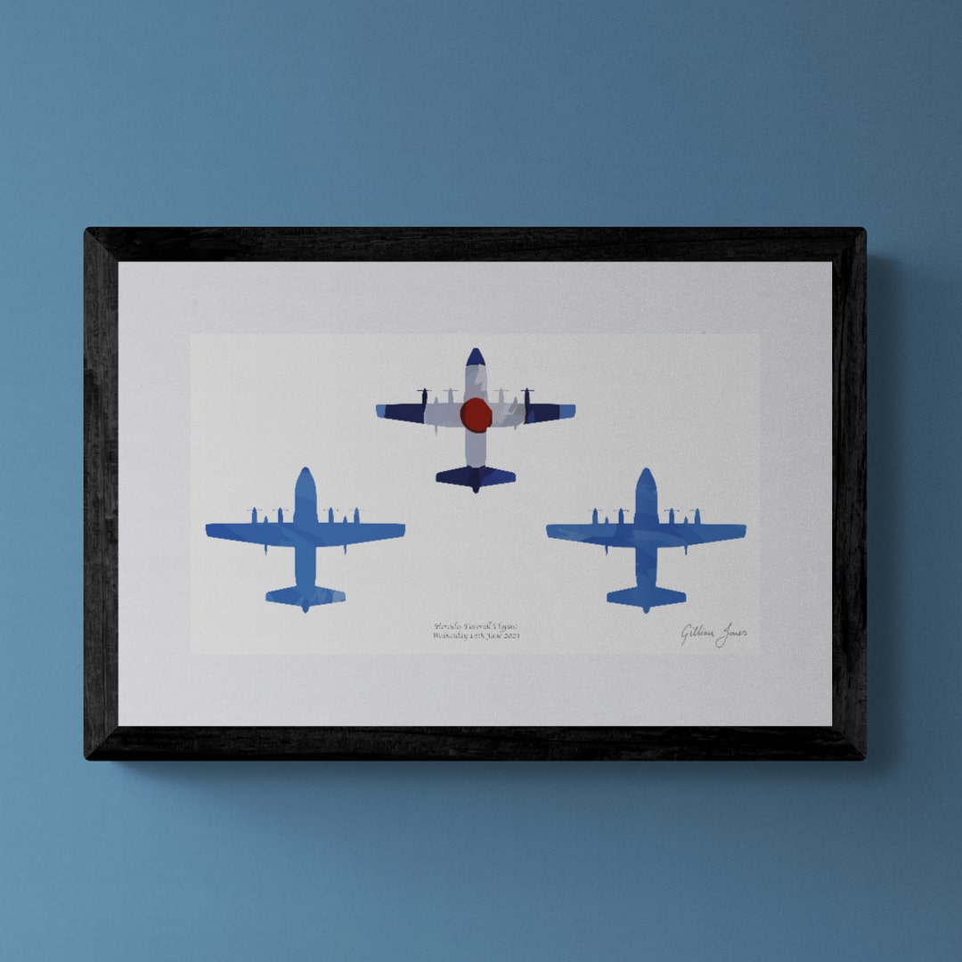 Hercules Farewell Flypast Limited Edition Print