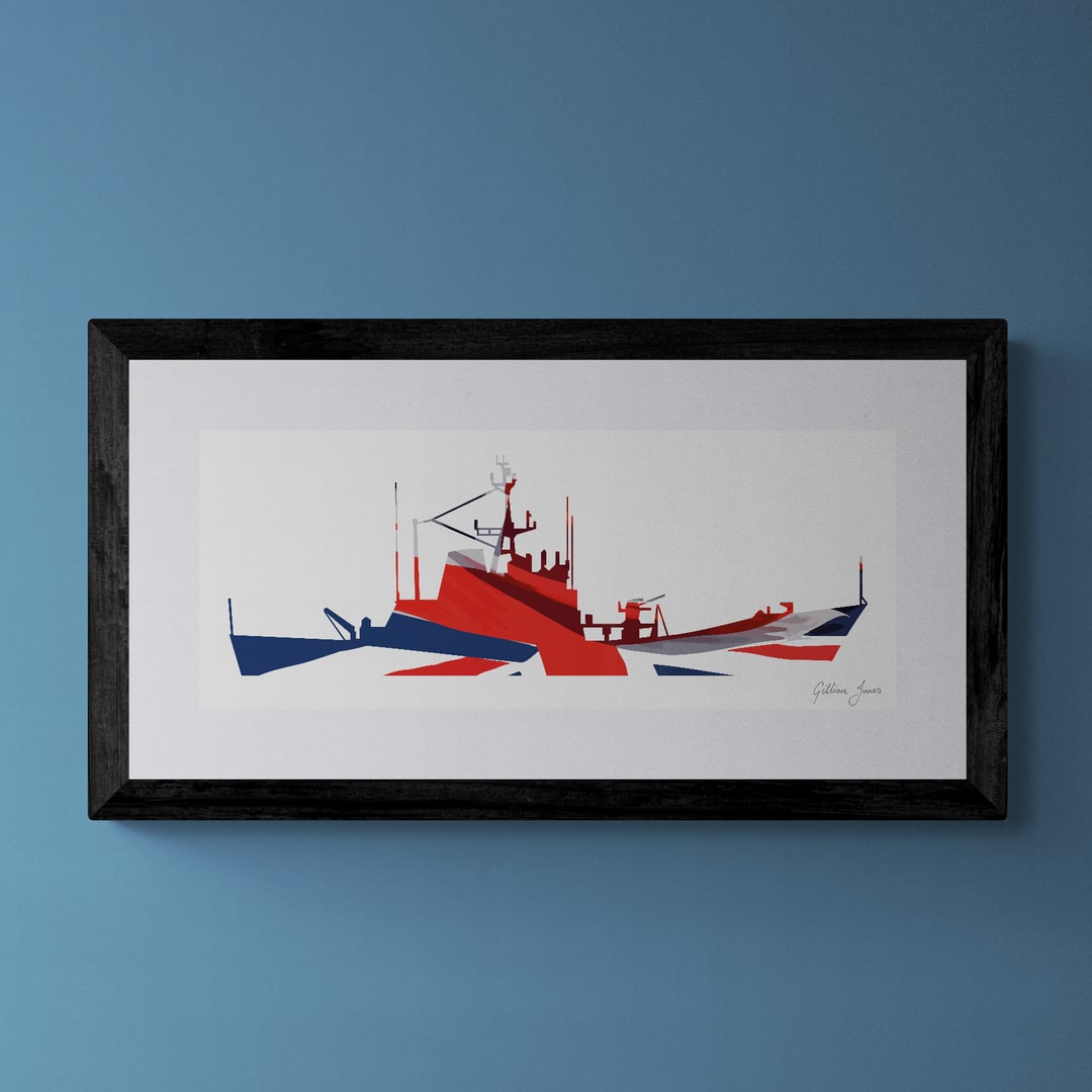 Island Class Union Flag Print