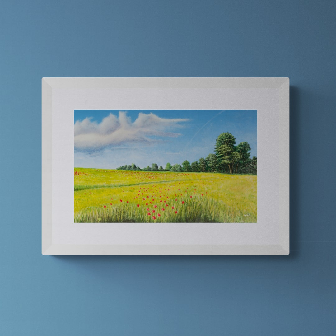 "Poppy fields" fine art print