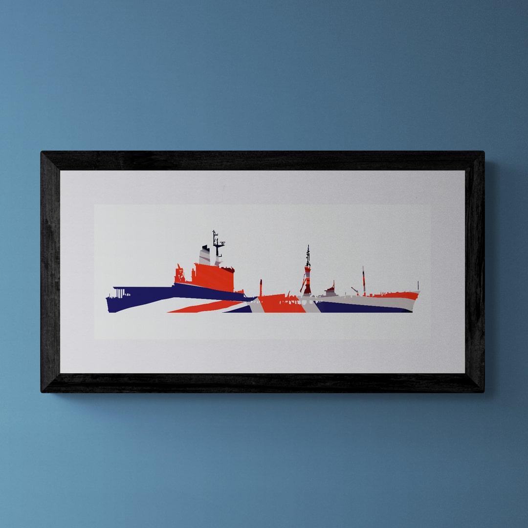 Red Rovers Flag Rover Class Union Flag Print – Gillian Jones Designs