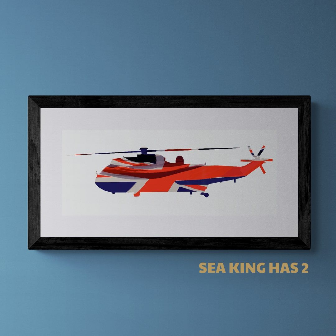 Sea King Union Flag Print