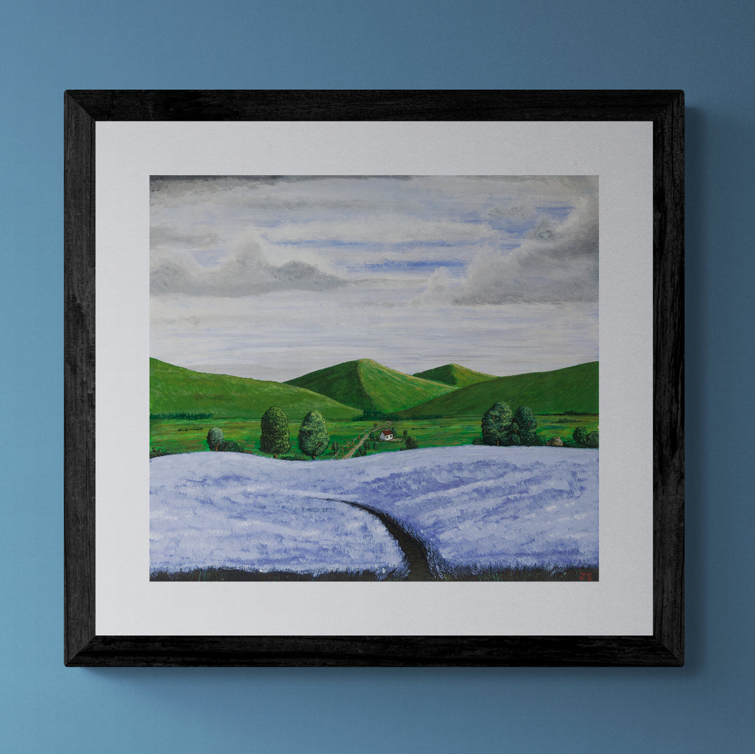 "The cottage in the distance" fine art print