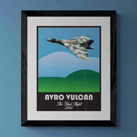 Vulcan Final Flight Retro Print
