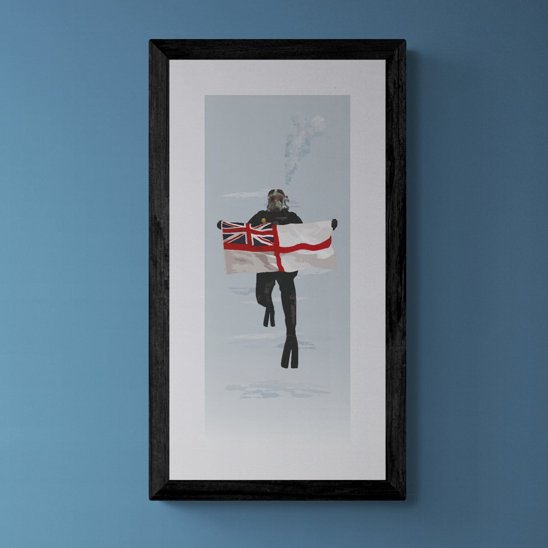 The Navy Diver Print